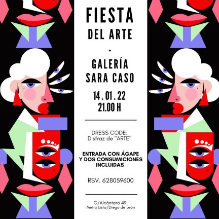 14 de enero: Fiesta del Arte en la Galería Sara Caso