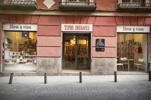 librerías cafetería Madrid