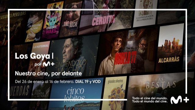 Cine de los Premios Goya 2023. Movistar +