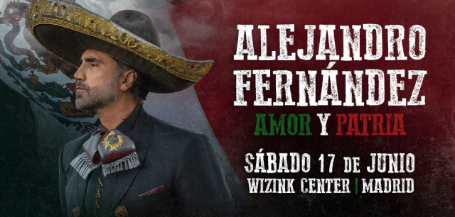 Alejandro Fernández llega a Madrid con su tour «Amor y Patria»