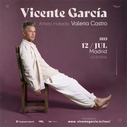 Vicente García, en concierto en Madrid el 12 de julio