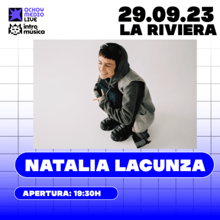 Natalia Lacunza en concierto el 29 de septiembre
