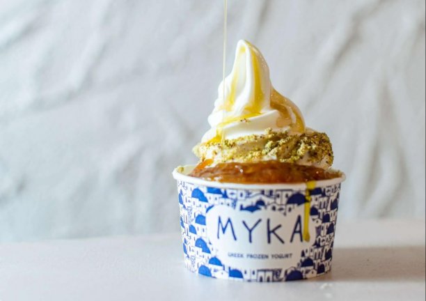 Myka, la heladería griega que causa furor en Madrid