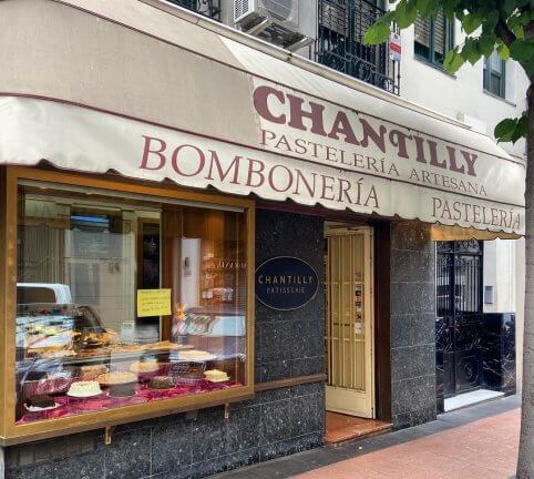 pastelería chantilly