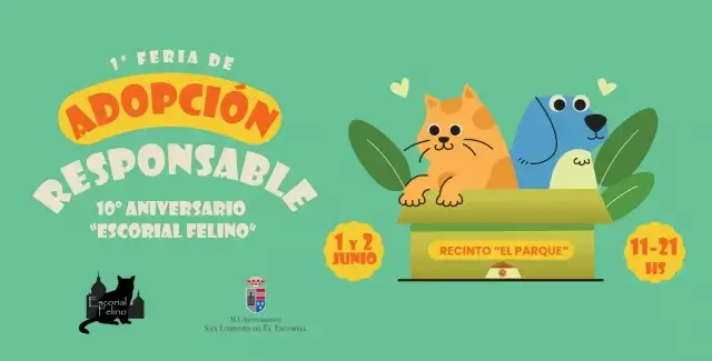 San Lorenzo de El Escorial Celebra su Primera ‘Feria de Adopción Responsable’ de Mascotas
