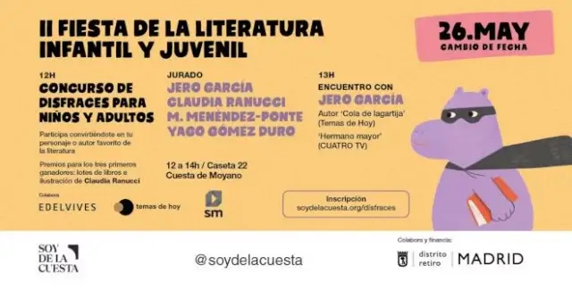 Fiesta de literatura infantil y juvenil en la Cuesta de Moyano