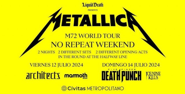 Metallica regresa a España con dos conciertos exclusivos en Madrid