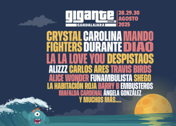 Festival Gigante 2025: música, fiesta y tres días sin etiquetas en Guadalajara