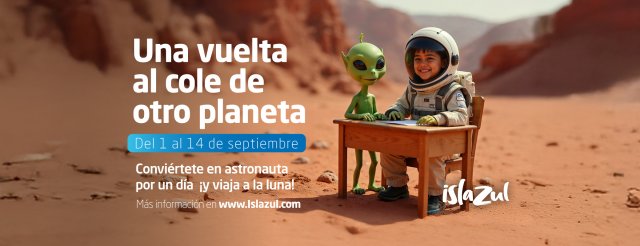 Una vuelta al cole de otro planeta en Islazul: cine infantil y experiencias espaciales para toda la familia