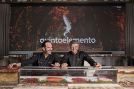 Quintoelemento celebra su 4º aniversario con un menú a cuatro manos de Mario Sandoval y Juan Suárez de Lezo