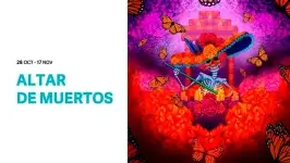 Altar de Muertos 2025 en el Fernán Gómez Centro Cultural de la Villa