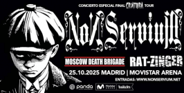 Non Servium cerrará su Criatura Tour el 25 de octubre en el Movistar Arena