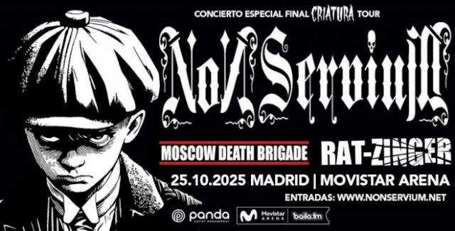 Non Servium cerrará su Criatura Tour el 25 de octubre en el Movistar Arena
