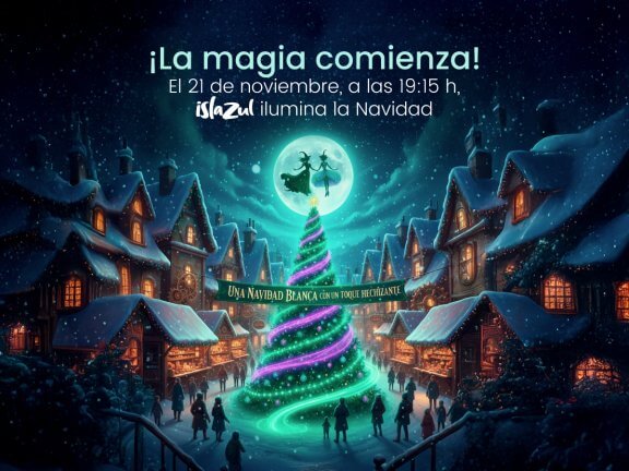 Islazul celebra el encendido de su árbol de Navidad con un hechizante espectáculo musical
