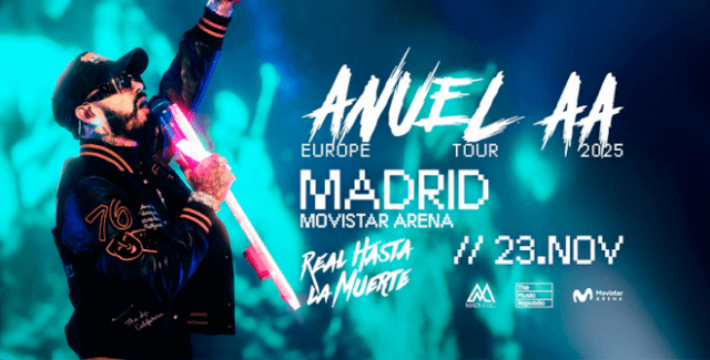 Anuel AA en Madrid: Europe Tour 2025