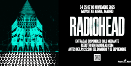 Radiohead regresa a los escenarios: cuatro conciertos en el Movistar Arena