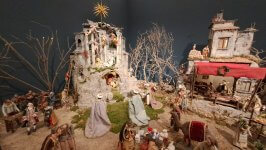 El Belén del Príncipe del Palacio Real incluye más de 200 figuras