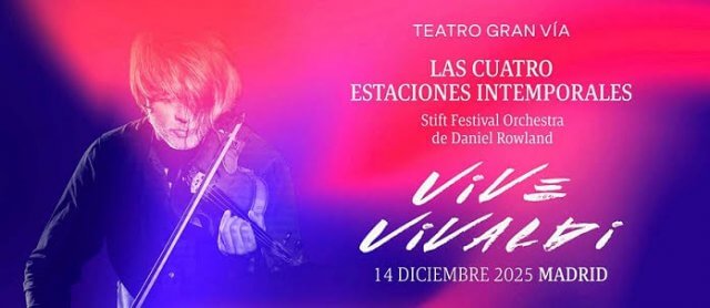 «Vive Vivaldi»: único concierto de Daniel Rowland en Madrid