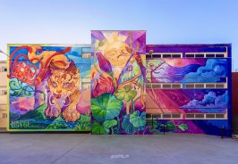 Un mural urbano de Moratalaz entre los diez mejores del mundo