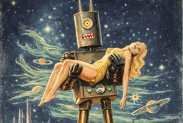 RecycledRobot presenta su exposición de escultura retrofuturista