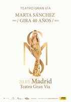 Concierto de Marta Sánchez en Madrid dentro de su gira 40 años