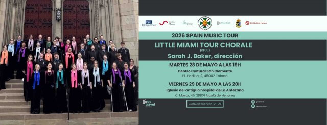 El coro estadounidense Little Miami Chorale ofrece dos conciertos gratuitos en Toledo y Alcalá de Henares