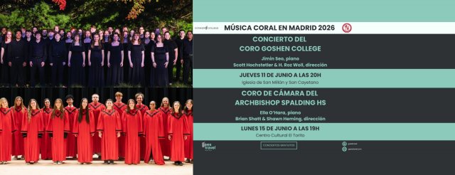 Música coral de EE. UU. llega a Madrid con dos conciertos gratis