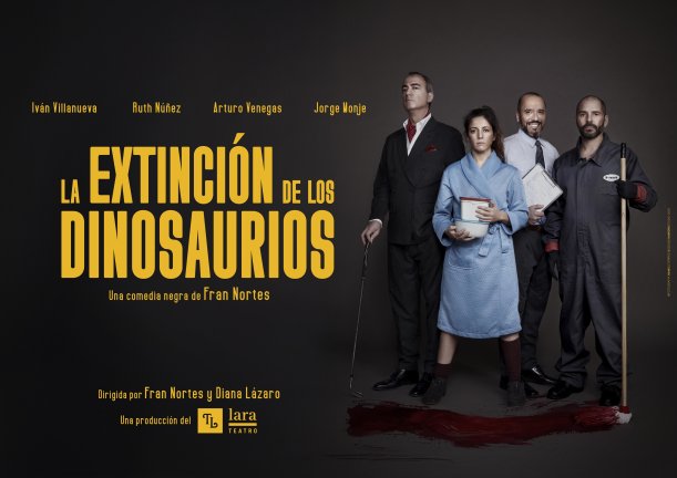 «La extinción de los dinosaurios» una ácida comedia negra llega al teatro