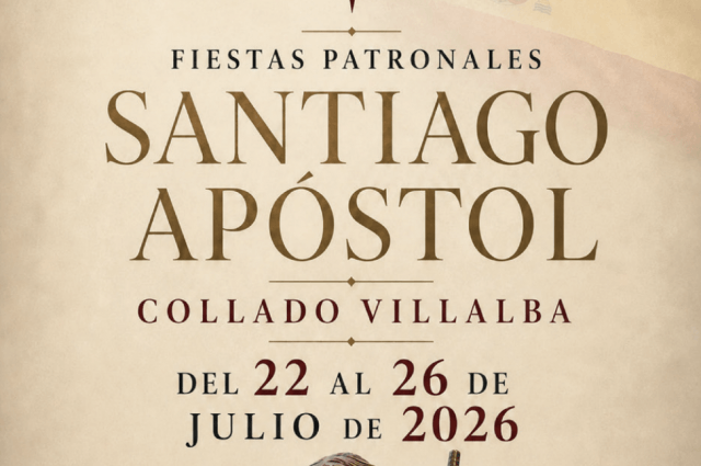 Fiestas de Santiago Apóstol 2026 en Collado Villalba: conciertos gratis, feria y actividades para toda la familia