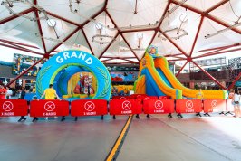 Siéntete concursante del Grand Prix en esta gymkana hinchable de Madrid