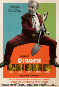 Cartel de la película de Tom Cruise Digger