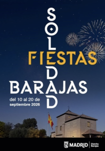 Cartel oficial de las Fiestas de Barajas (Madrid) 2026