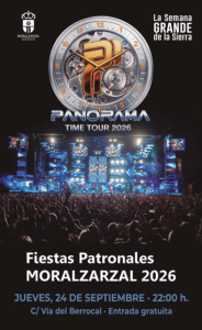 Cartel oficial actuación Orquesta Panorama ek 24 de septiembre de 2026 en Moralzarzal
