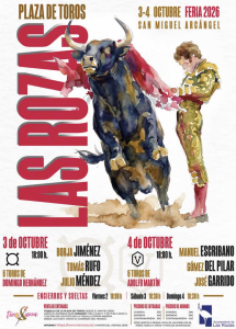 Cartel oficial de la Feria taurina de Las Rozas de Madrid 2026