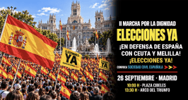 cartel Manifestación 26 de septiembre de 2026 en Madrid
