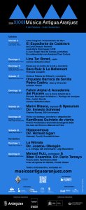 Cartel del Festival de Música Antigua de Aranjuez