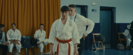 Escena de la película Karateka