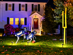 foto otra casa decorada de Halloween