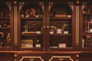 Foto de la galería de curiosidades de la coctelería Esotérica, en Madrid