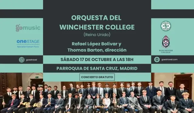 La Joven Orquesta del Winchester College actúa gratis en Madrid