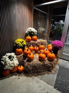 Foto de casa Halloween calabazas