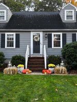 foto casa decorada Halloween