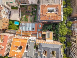 Foto cenital de la ampliación del Museo Sorolla de Madrid